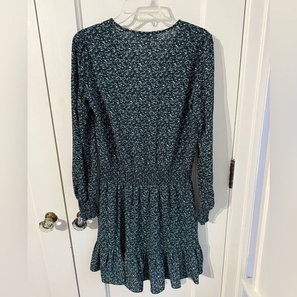 Michael Michael Kors Tweed-Print Ruffled Crepe Dress - Picture 5 of 6